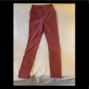 Peloton solid flex legging size medium in vintage rose color